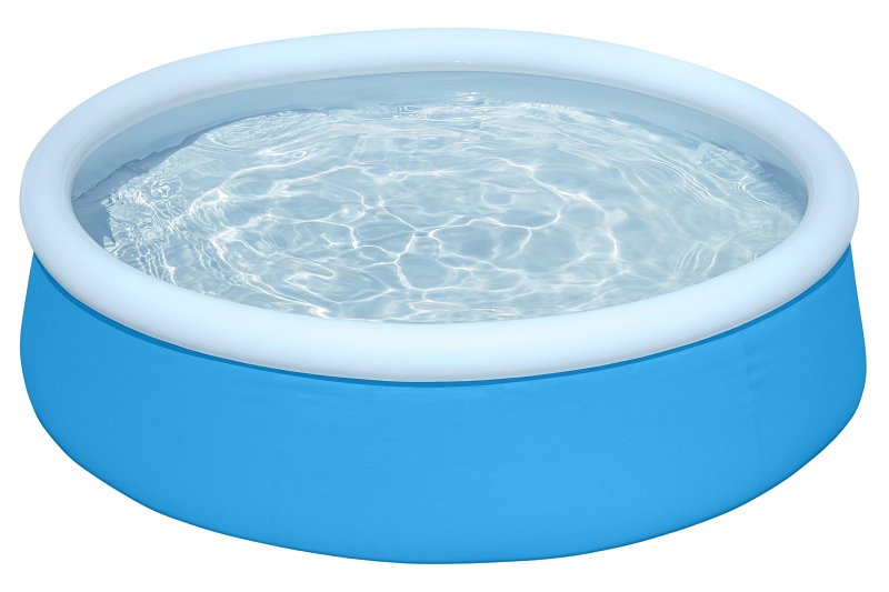 H2OGO! 5' x 15" Inflatable 126 Gallon My First Fast Set Kiddie Inflatable Ring Swimming Pool with 3 Ply DuraPlus Liner and Fill and Rise Technology