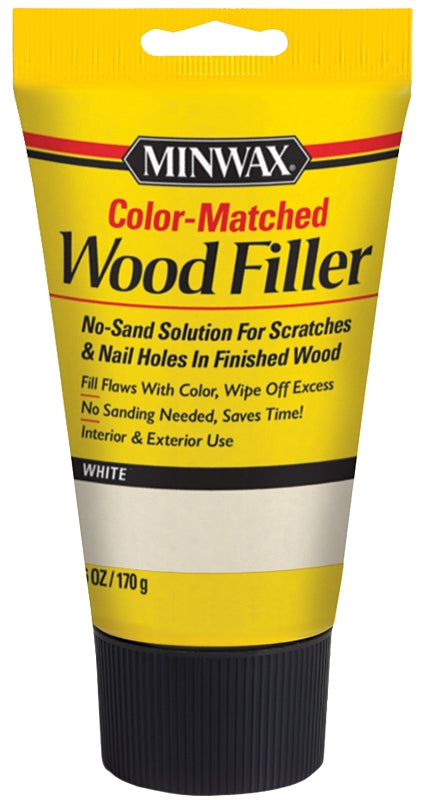 Minwax 448540000 Color-Matched Filler Wood Putty, White