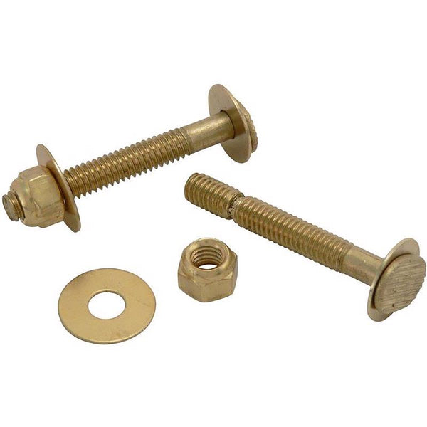 Plumb Pak PP830-56 Snap-Off Toilet Bolt Set, 5/16 X 2-1/4 in, Solid