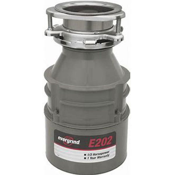 Emerson E202, 14, Stainless Steel Garbage Disposal Silver