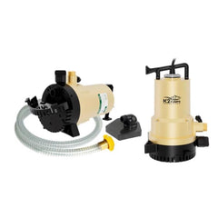 K2 Pumps UTM02501K, 1/4HP Duo 2-in-1 Thermoplastic Sub Utility & Transfer Pump