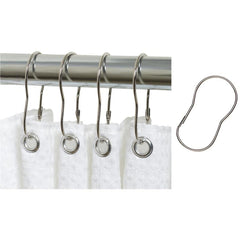 Zenna Home 90SS Shower Curtain Ring, silver