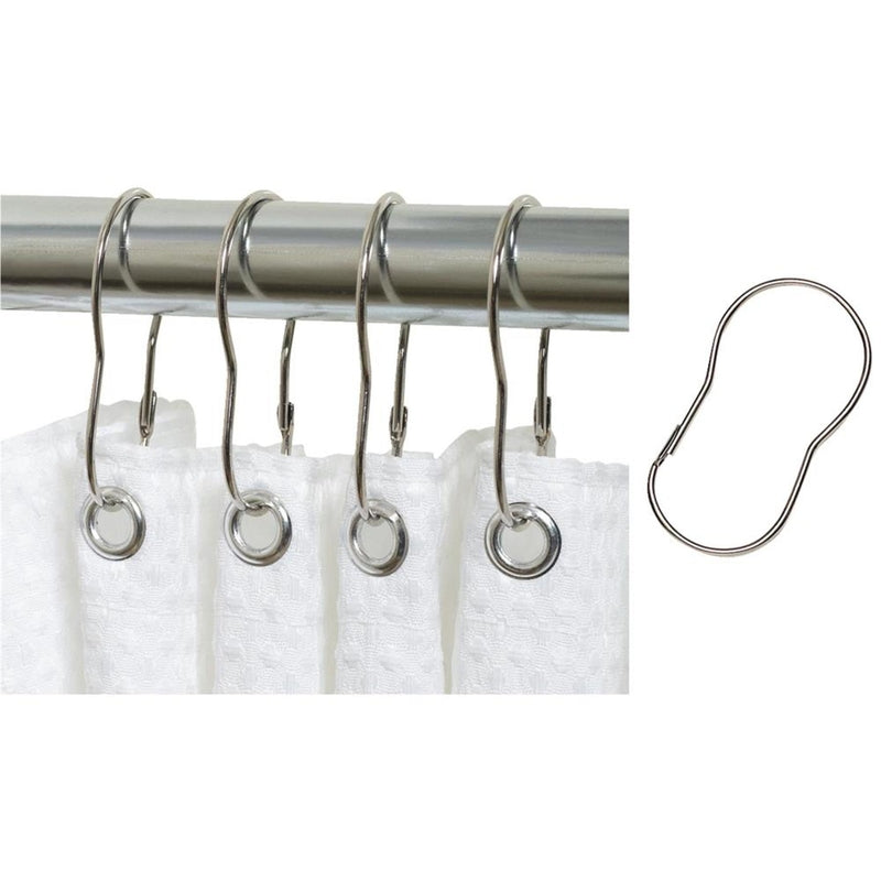 ZENITH/BATHWARE 90SS 12PK CHR Wire Shower Hook