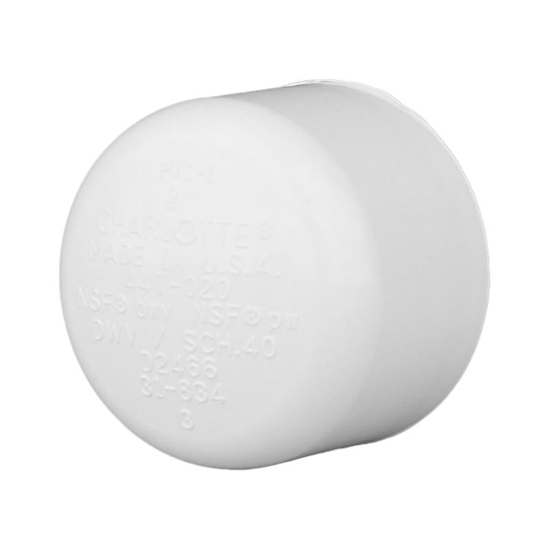 Charlotte+Pipe+Cap+Sch+40+Pvc+2-1%2f2+%22+White