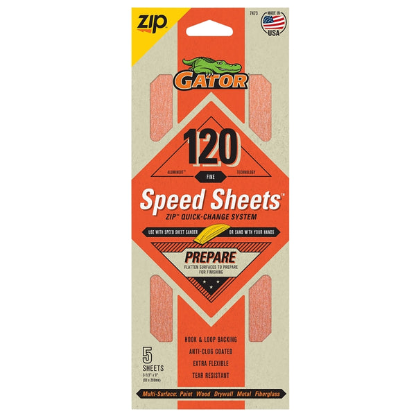 Ali Industries 134903 Paper Sand Quick Change - 120 Grit 7473