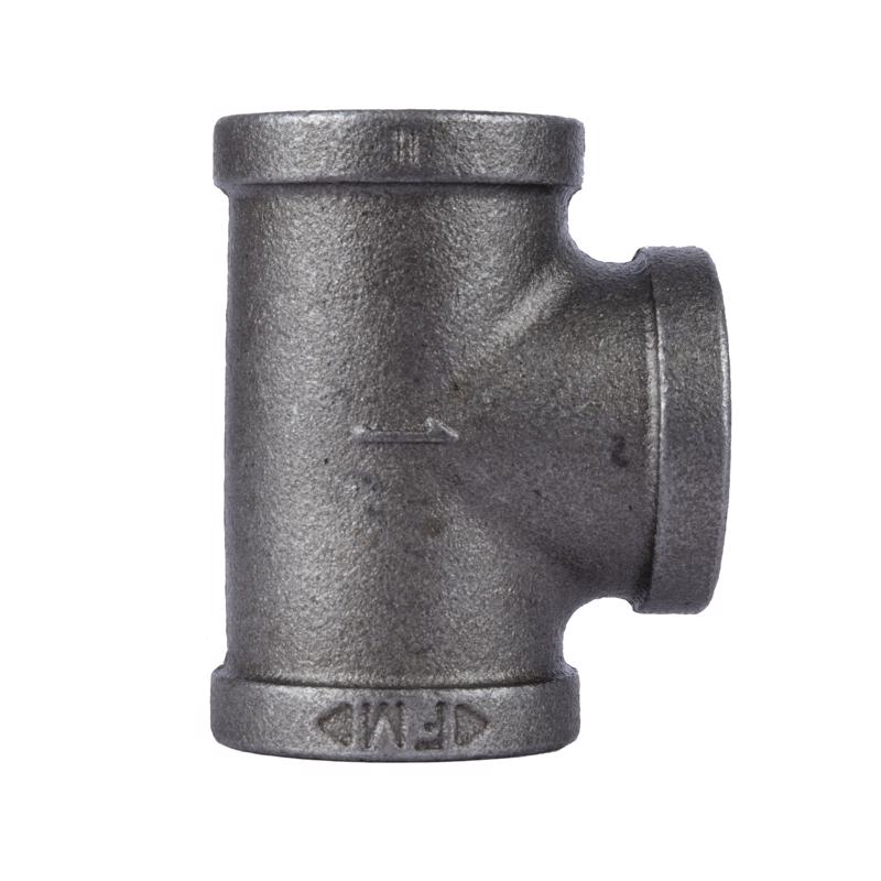 LDR 310 T-1 Tee, 1-Inch, Black Malleable Iron