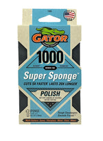 Gator Ali Industries 134897 3 x 5 in. Sanding Sponge - 1000 Grit - Silicon Carbide 7465