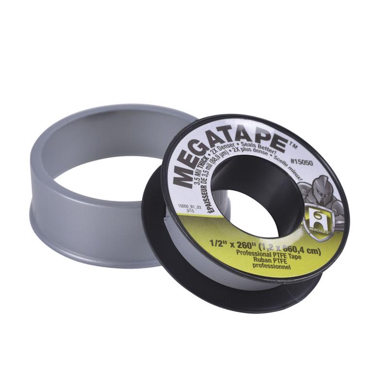 Oatey Hercules Megatape Gray 1/2 in. W X 260 in. L PTFE Tape