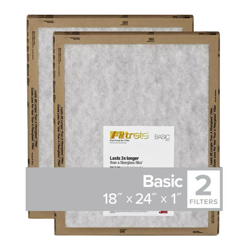 Filtrete AIR Filter 18X24X1MERV 2 FPL21-2PK-24