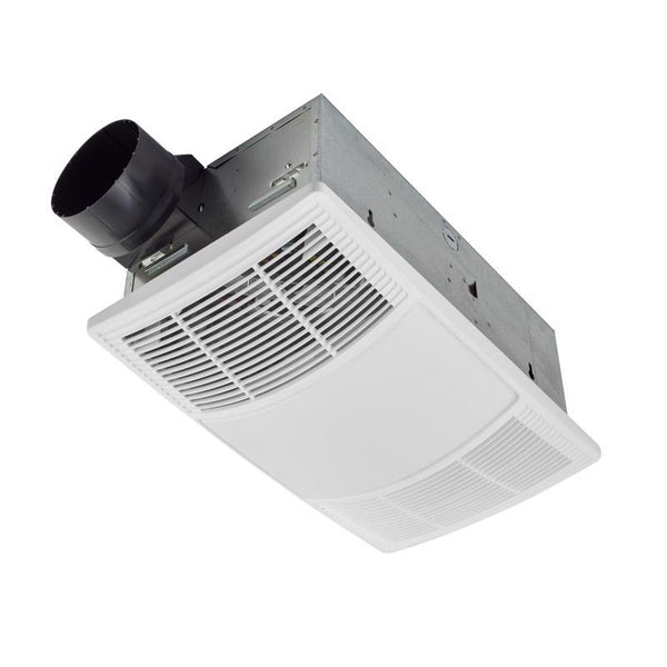 Broan-NuTone Bathroom Exhaust Fan with Heater Quiet 1.5 Sones, 80 CFM and 3-Level CCT Lighting, Powerful Ventilation and Warm Comfort for Any Bathroom BHFLED80