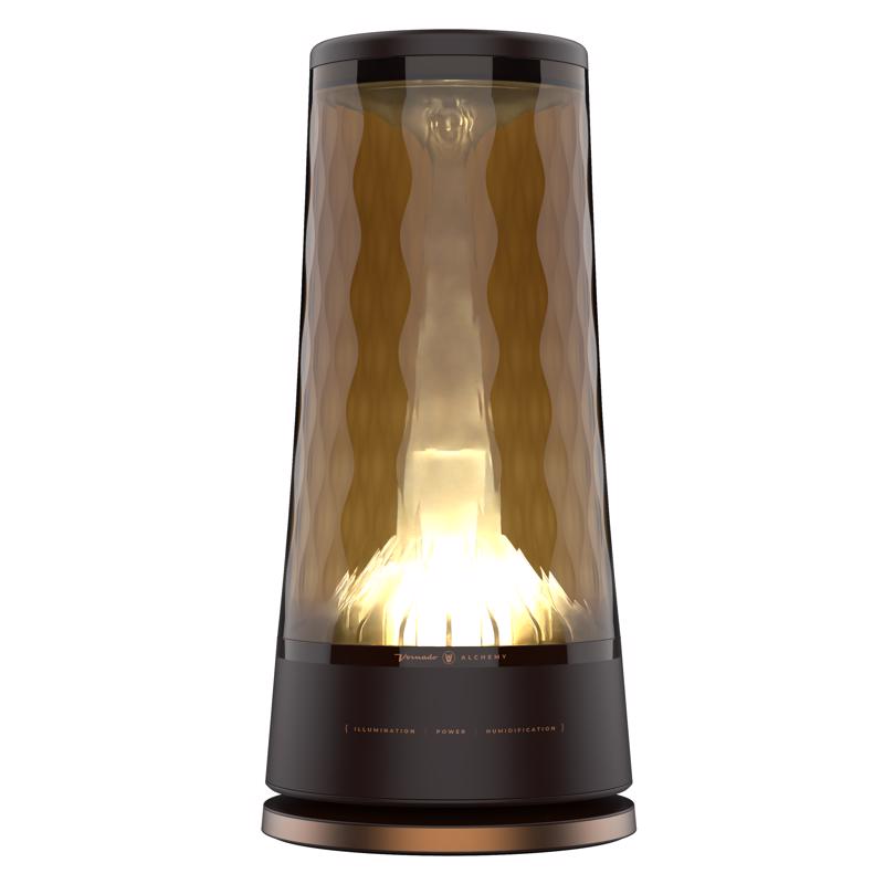 Vornado LUCERNA 2 Alchemy Ultrasonic Humidifier with Ambient Light, 1 Gallon Capacity, 24 Hour Runtime, Modern Luxury Design, Auto Shut-Off, Amber, Whole Room