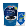 Glisten Garbage Disposer Cleaner and Freshener, Sink Disposal Odor Eliminator with Foaming Action, Lemon Scent, 4 Packets DP06N-PB