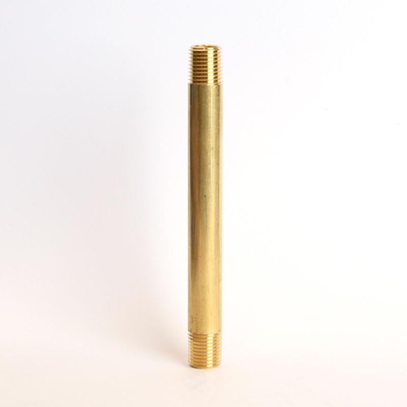 HOMEPLUS+ 1/4 in. MPT X 1/4 in. D MPT Red Brass Nipple 5 in. L