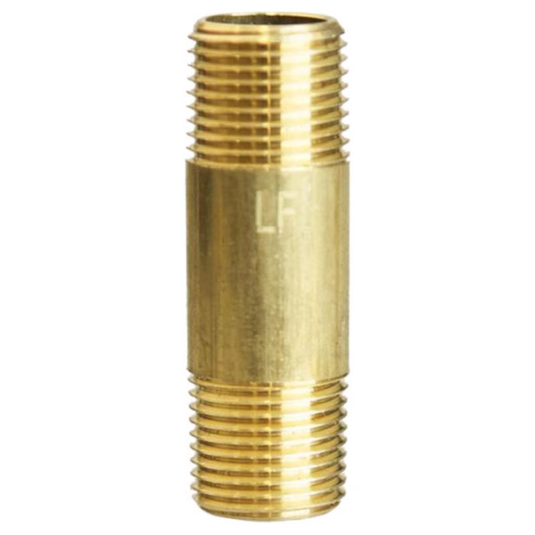 Homeplus+ 6jc126300201030 Mpt Nipple, Red Brass (Pack of 5)