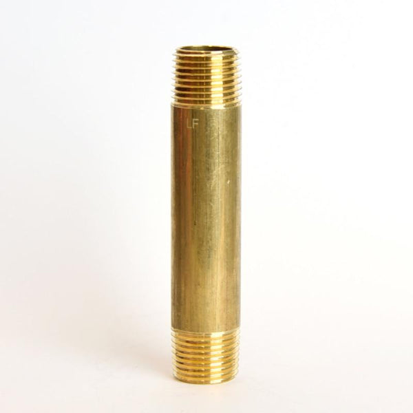 Homeplus+ 6jc126300201042 Mpt Nipple, Red Brass (5-Pack)