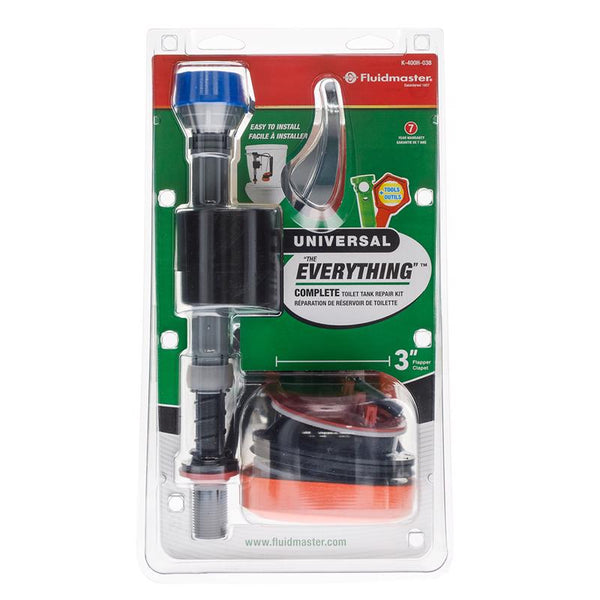 Fluidmaster K-400H-038-T4 PerforMAX 3 in. Everything Toilet repair kit, No Size, Multi
