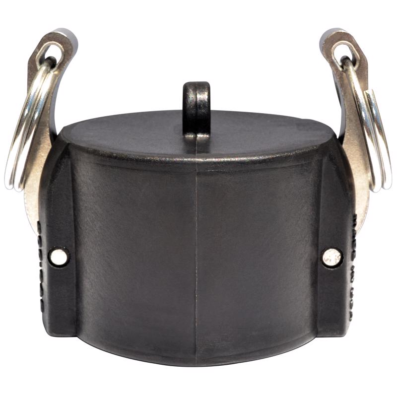 Green Leaf GLP 150 Cap NL Series Polypropylene Gator Lock Coupling, Non-Locking, 1 1/2" Cap for Male Adapter
