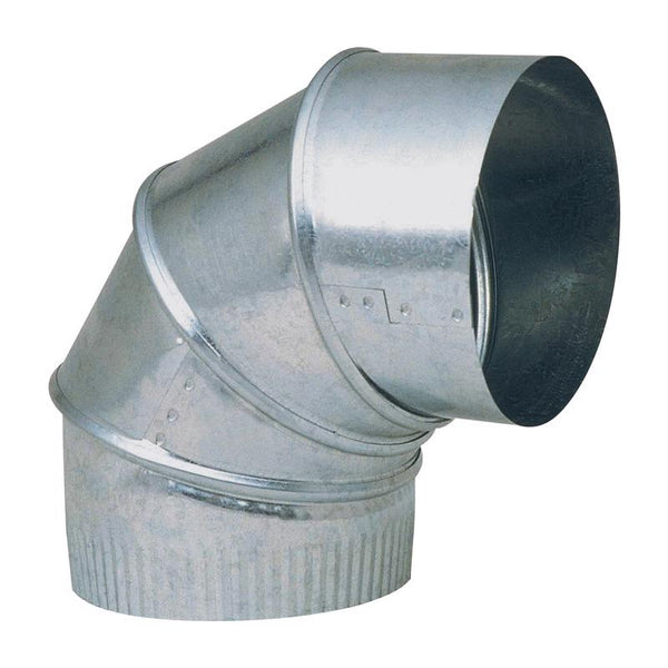 UNITED STATES HDW GV0322-C Imperial Manufacturing x 3 in. Dia. Adjustable 90 deg. Galvanized Steel Elbow Exhaust, 3", No Color