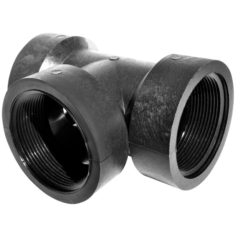 GREEN LEAF TT 34 P, FPT, Polypropylene 3/4" FTP Threaded Pipe Tee