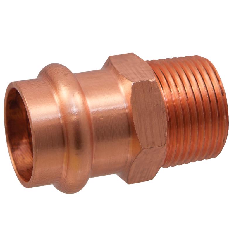 NIBCO PC604 1/2X3/4 Press XM Adapter LD