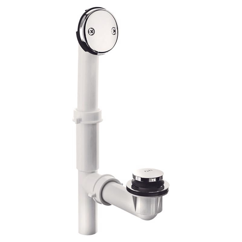 DANCO Touch-Toe Tub and Bath Drain Kit, Chrome, 1-Pack (51930)