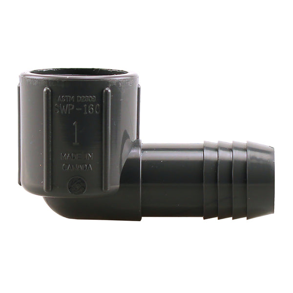 Plumb-Eeze Elbow Poly Barb X 1FPT UPVCFE-10