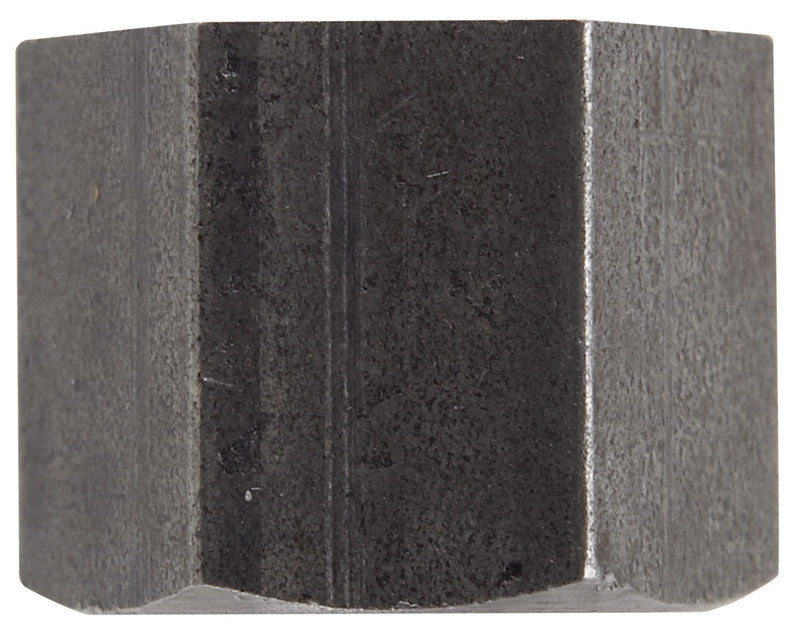 Billco 1/8 in. FPT 0.63 in. L Black Steel Hex Pipe Cap