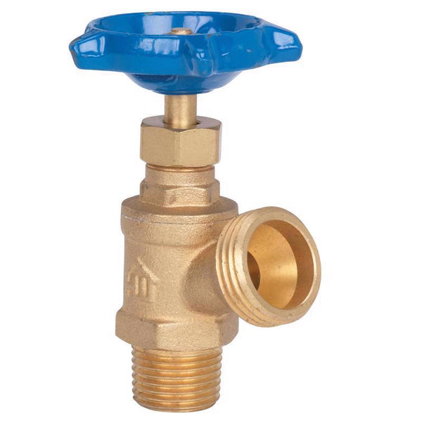 Homewerks, Brass, VBD-CON-F3B Boiler Drain, Heavy Duty Contractor Grade, Male Thread and Solder, 1/2-Inch, 0.5 Inch