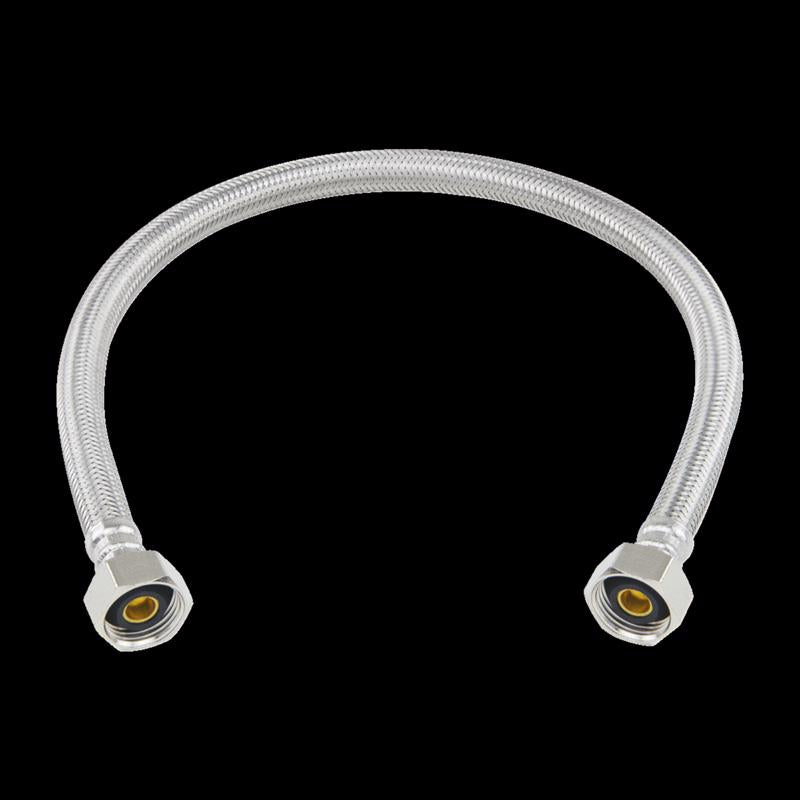Brasscraft 4031056 0.5 x 0.5 in. x 20 ft. Plumbshop Braided Stainless Steel Hose Silver