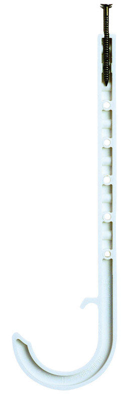 Sioux Chief HangsTuff 6-3/16 in. White ABS Pipe Hanger 553-3WPK2