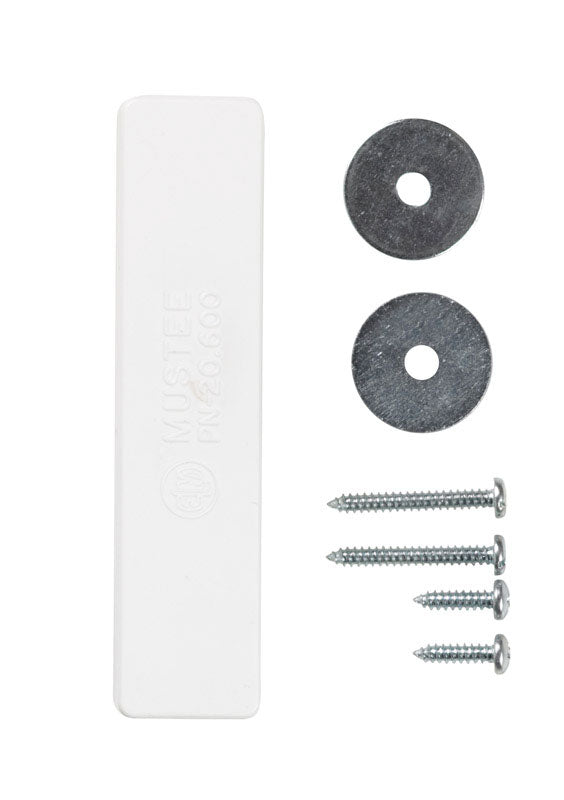 E.L. MUSTEE 20.600 Faucet Block, No Size, White