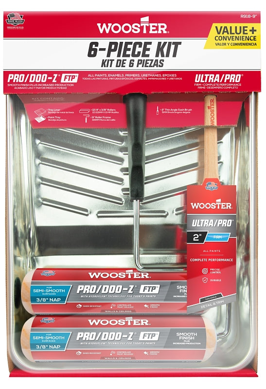 Wooster 1015200 Pro & Doo-Z FTP Paint Tray Kit - 6 Piece R918-9