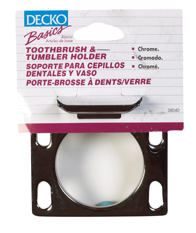 Decko Bath Products 38040 Toothbrush and Tumbler Holder