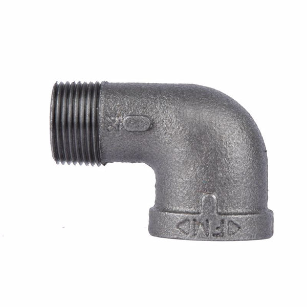 STZ Industries 3/8 in. MIP each X 3/8 in. D FIP Black Malleable Iron 90 Degree Street Elbow 310SE90-38