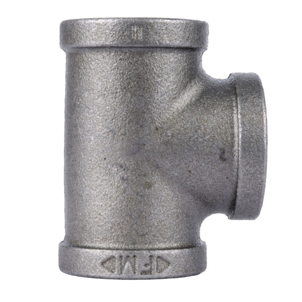 Stz Industries LDR 310 T-14 Tee, 1/4-Inch, Black Malleable Iron
