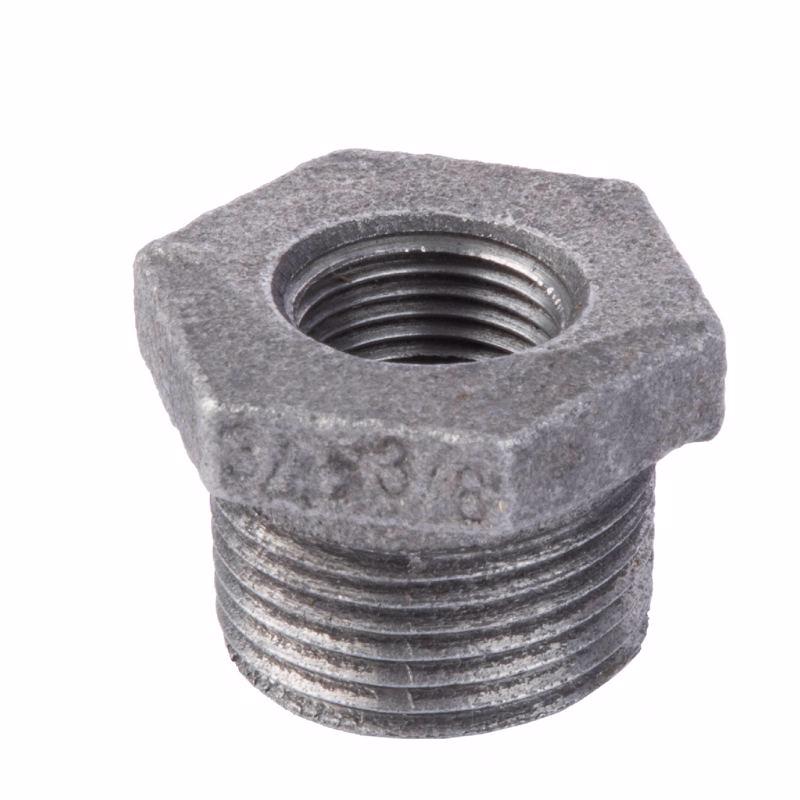 LDR Industries Hexagon Bushing Finish: Black, Size: 0.75" H x 0.38" W