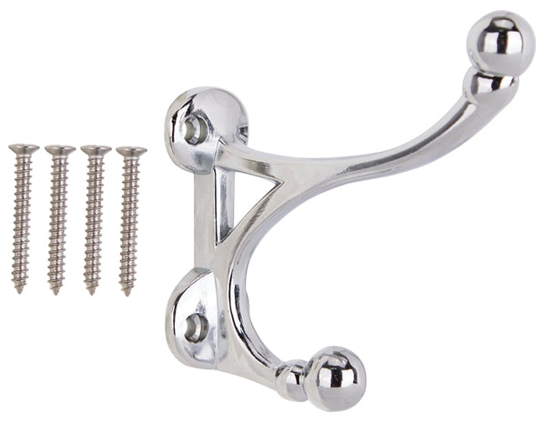 Manufacturers Direct Mintcraft H-014-CH "Chrome Finish" Coat & Hat Hook