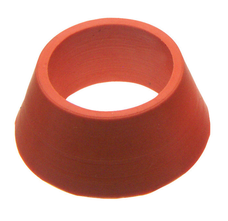 Danco Cone Washer 7/8 " Od. X 1/2 " Id. X 3/8 " H, For 1/2 " Od. Tubing Rubber Polybag