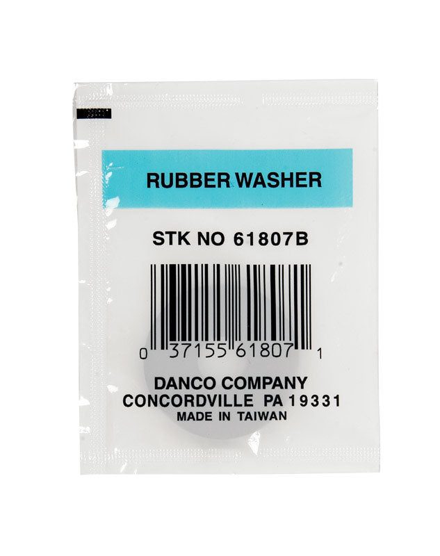 Danco 61807 1-1/4" OD x 3/8" ID x 1/16" Wall, Rubber Faucet Washer, 1 per Bag