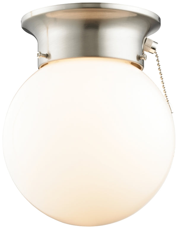 Boston Harbor F3015-3375-BN Ceiling Fixture with Pull Chain 60 W 1 Lamp