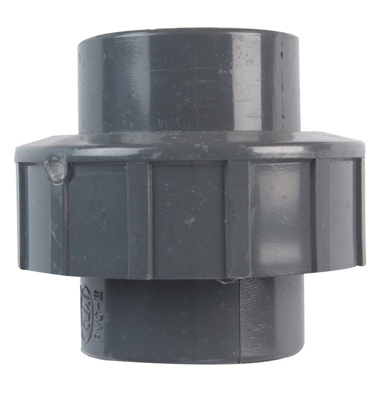 UNION SCH80 1.25''FPT PVC