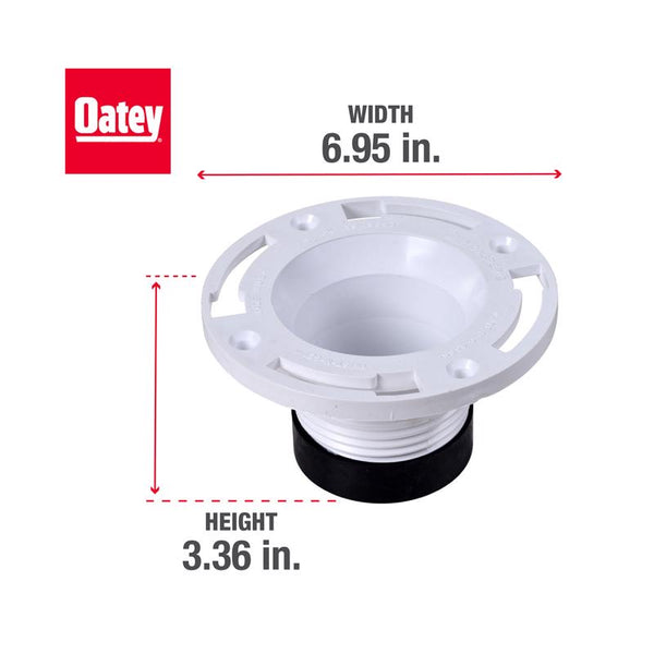 Oatey Flange 4 " Pvc Cast Iron 43651