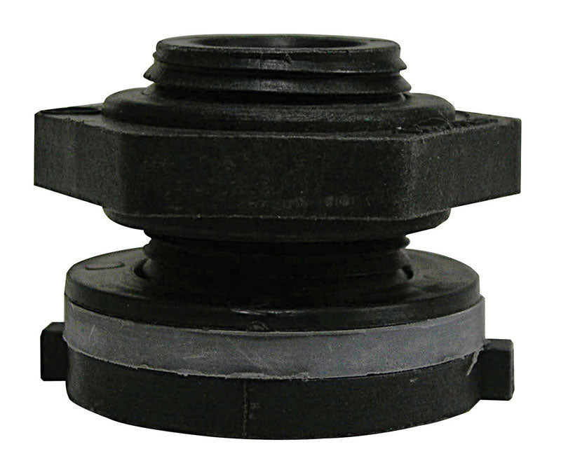 Green Leaf TF34P-E Tank Fitting Poly FPT 3/4, 0.75 Inch, Black