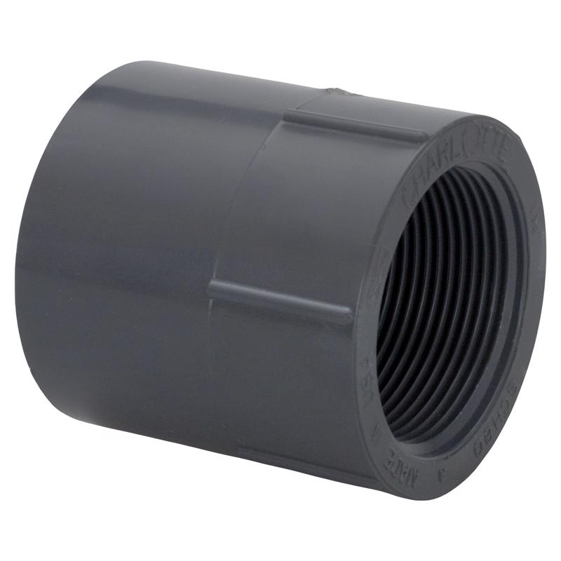 CHARLOTTE PIPE & FOUNDRY PVC 08101 2000HA 2'' SCH80 SXFPT Adapter