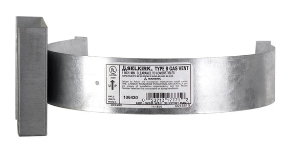 Selkirk 6 in. Aluminum/Galvanized Steel Stove Pipe Wall Support Kit 106430