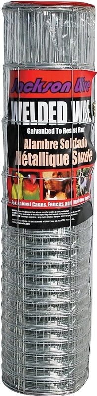 JACKSON WIRE 10177014 Small Animal/Rabbit Fence, Galv. Before Welding, 28In X 50Ft