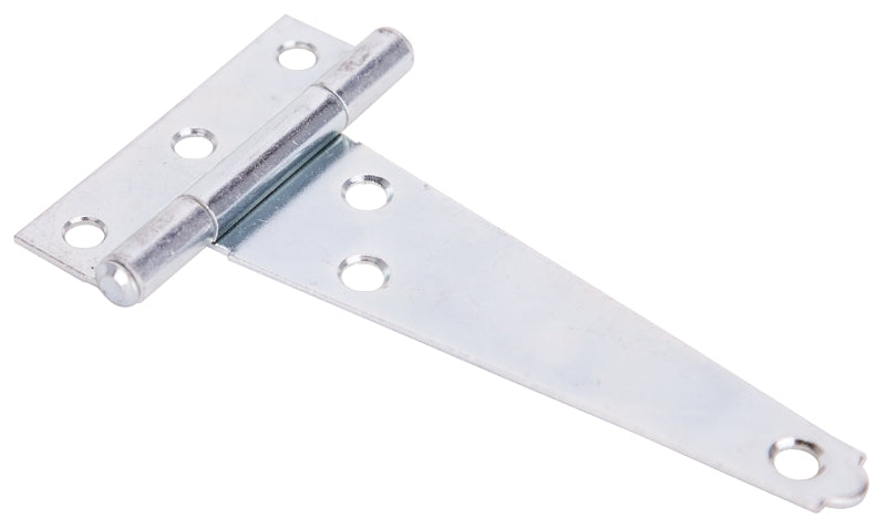 Mintcraft LTH-Z04-013L Light Duty T-Hinge, 6 Hole, 4 in L, Steel