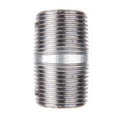 LDR Industries 301 12X112 Galvanized Pipe Nipple, 1/2" x 1-1/2", Black 301UP12X112 (12-Pack)