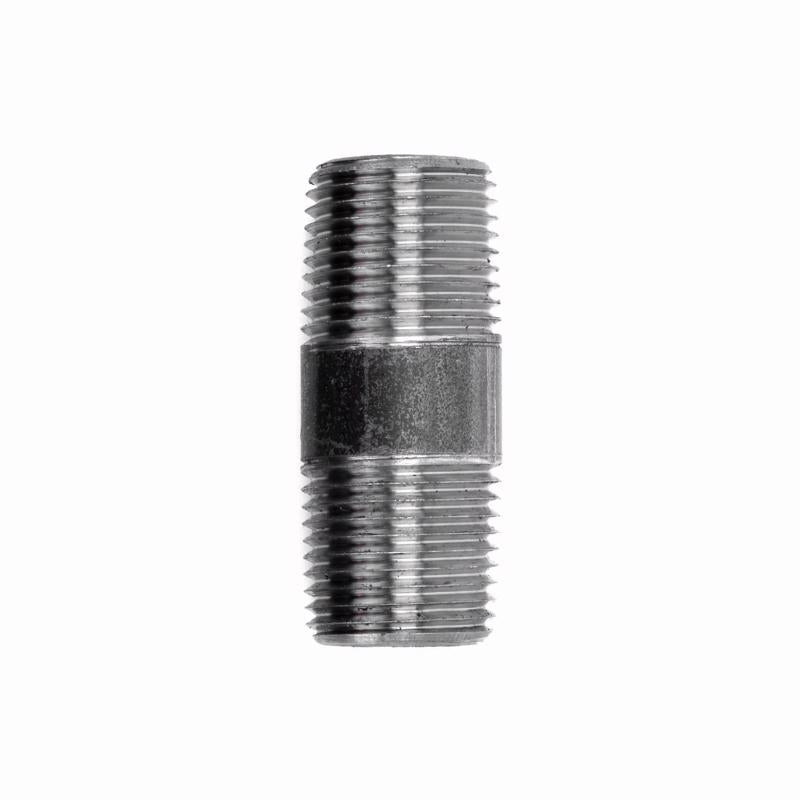 LDR Industries 308 38X2 Pipe Nipple, 3/8-Inch X 2-Inch, Black, 5 Count