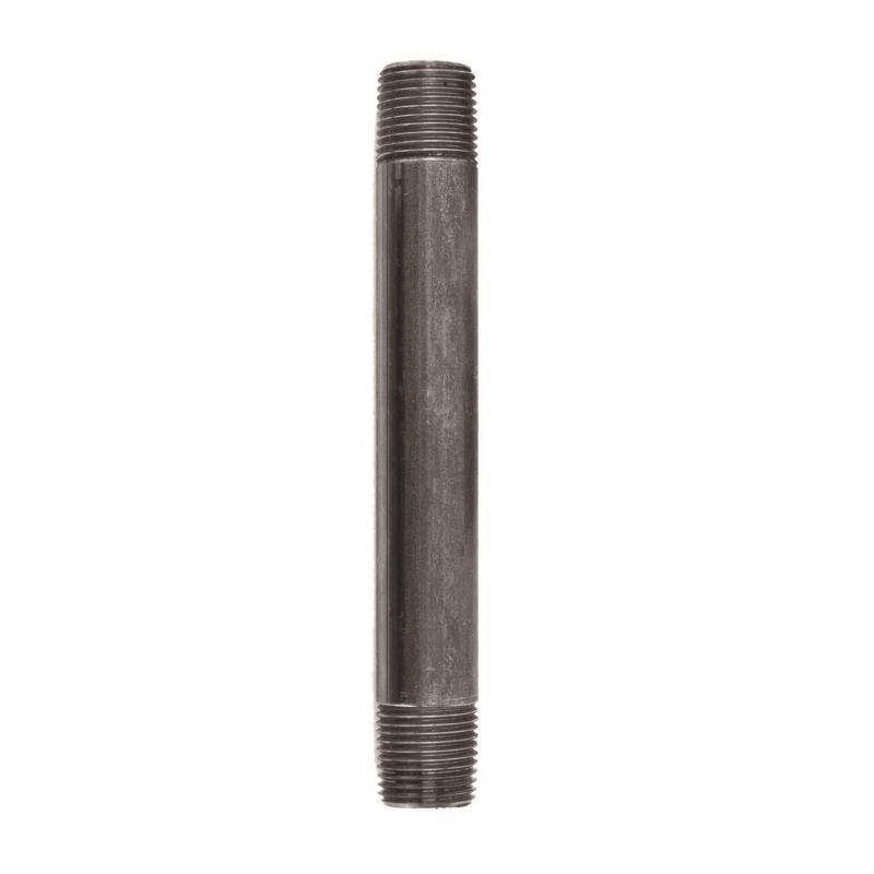 LDR Industries 300 12X6 Pipe Nipple, 1/2-Inch X 6-Inch, Black (12-Pack)